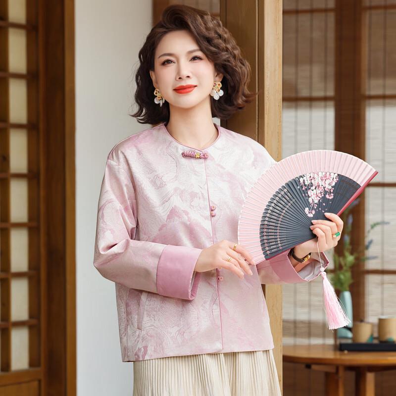 Yalu New Chinese Style Mother's Autumn Cardigan