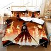 3D Printed Anime Attack on Titan Bedding Set Duvet Cover Bedroom Comforter Single Twin King _Size Quilt Cover Home Textiles