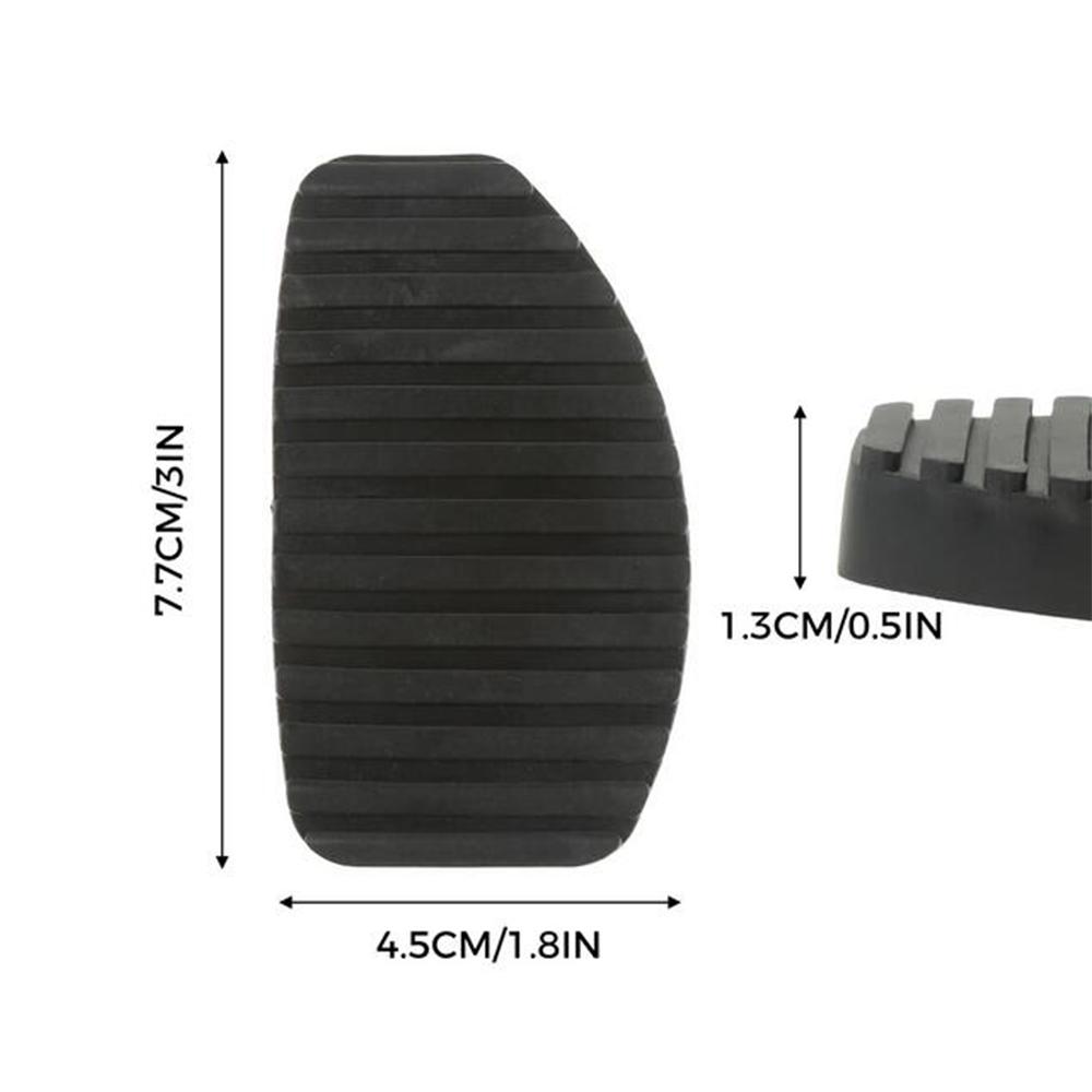 

New 2PCS Car Brake Clutch Foot Pedal Pad Rubber Cover For Peugeot 4504.12 2130.15
