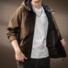 Premium Men's Outdoor Hooded Windbreaker - Functional, Durable, Autumn/Winter Jacket with Loose Fit and Three-Proof Technology