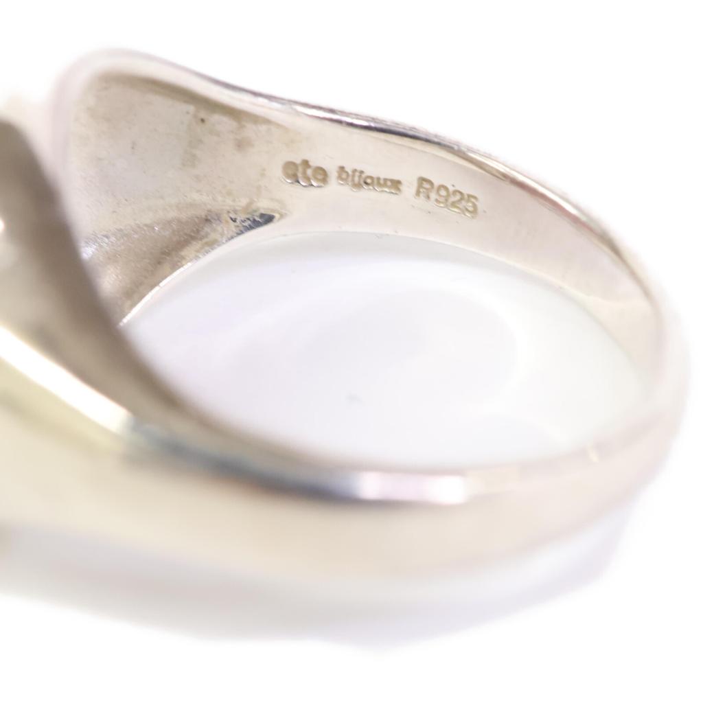 ete ete bijoux R925 Rhodonite Ring ring SilverUsed