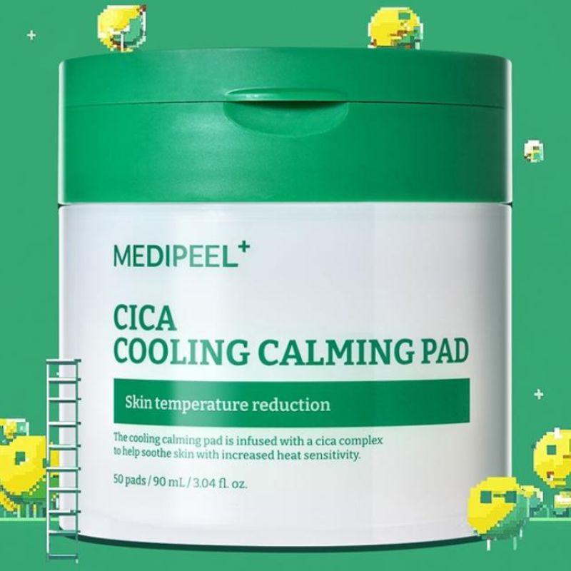 

Medi-Peel Cica Cooling Calming Pad 2.0 Soothing & Hydrating Toner Pads 50pcs / 120ml 1