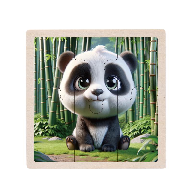 Wooden Educational Jigsaw Puzzle for Toddlers, Ages 1-5