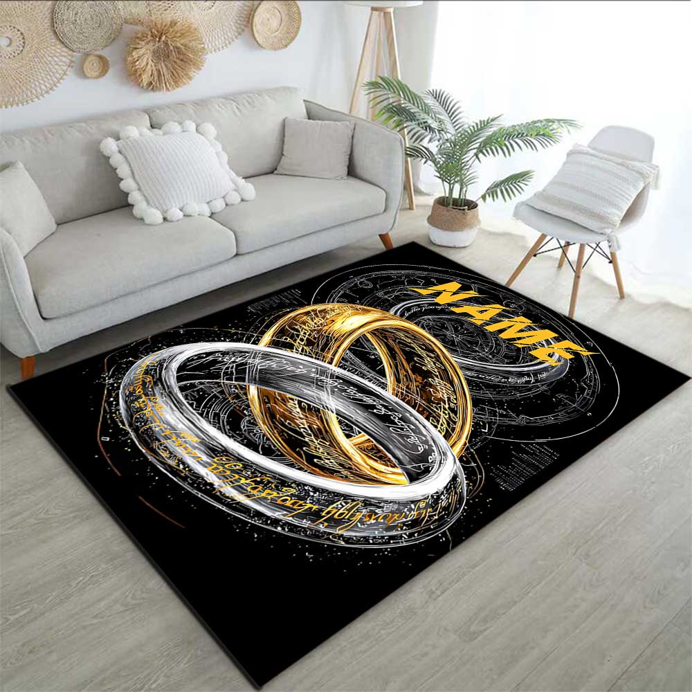 Warner Bros. Funktioniert (81) Personalisieren Sie Ihren Namens-Teppich, Ihr Bürostuhl-Kissen, Ihr Geschenk für Schlafzimmer und Wohnzimmer zu Hause.