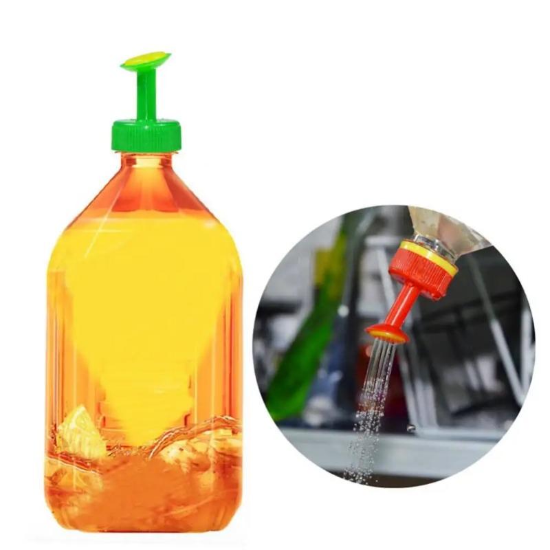 1pcs Gardening Plant Watering Attachment Spray Head Soft Drink Bottle Water Can Top Waterers Seedling Irrigation Equipment