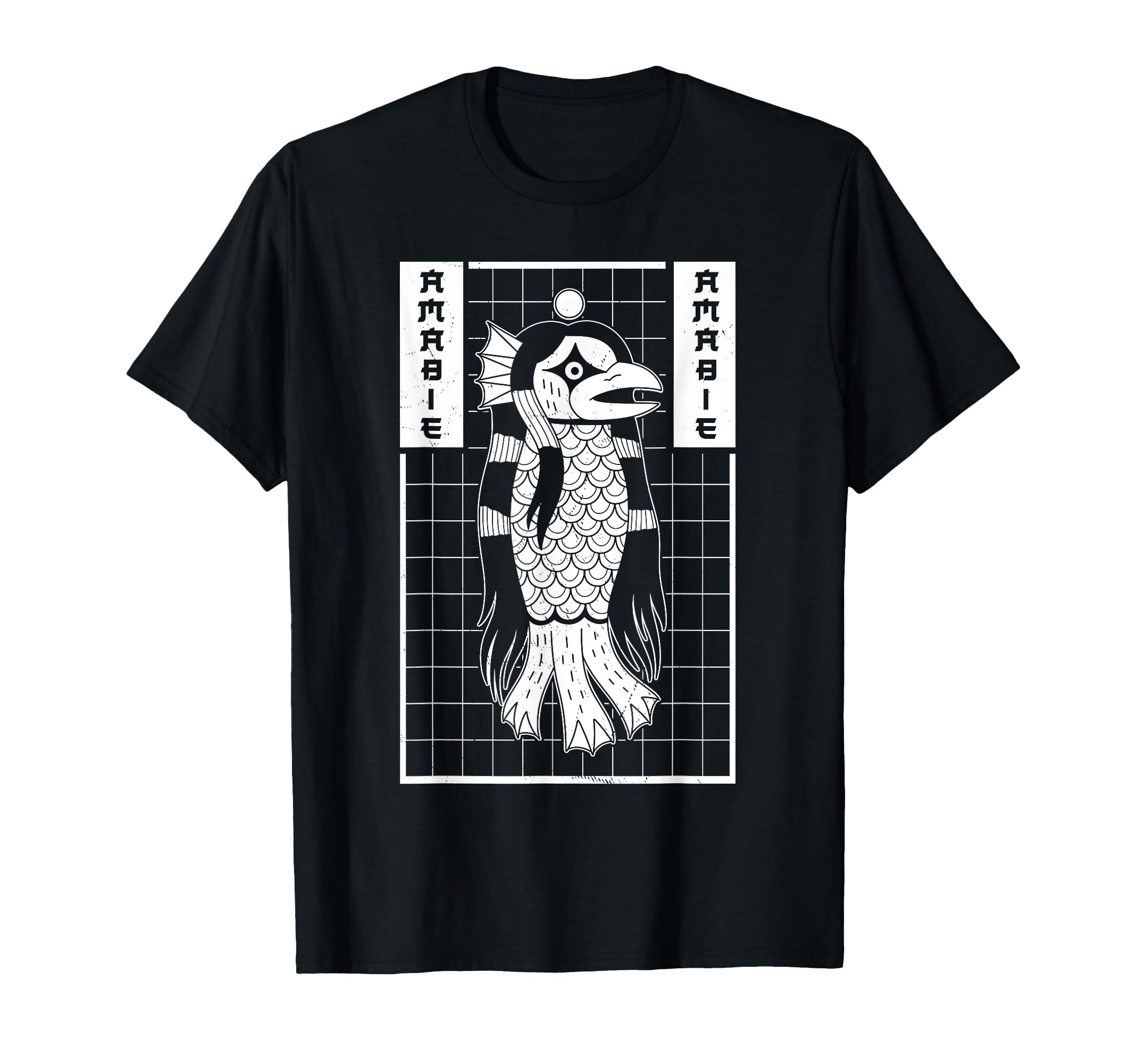 

Футболка Amabie Japan Mermaid Mythical Historic Teacher в японском стиле чёрный