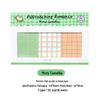 Romantic Plaid Sticky Notes: Korean Style Tearable Square Markers in 8 Designs