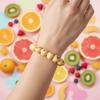 Cartoon Fruit Resin Bracelet Resin Y2K Beaded Bracelet  Beach Vacation Accessories