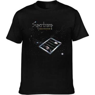 T-shirt a maniche corte da uomo BSlocator Supertramp Crime of The Century, ad asciugatura rapida, ideale per sport atletici e corsa.