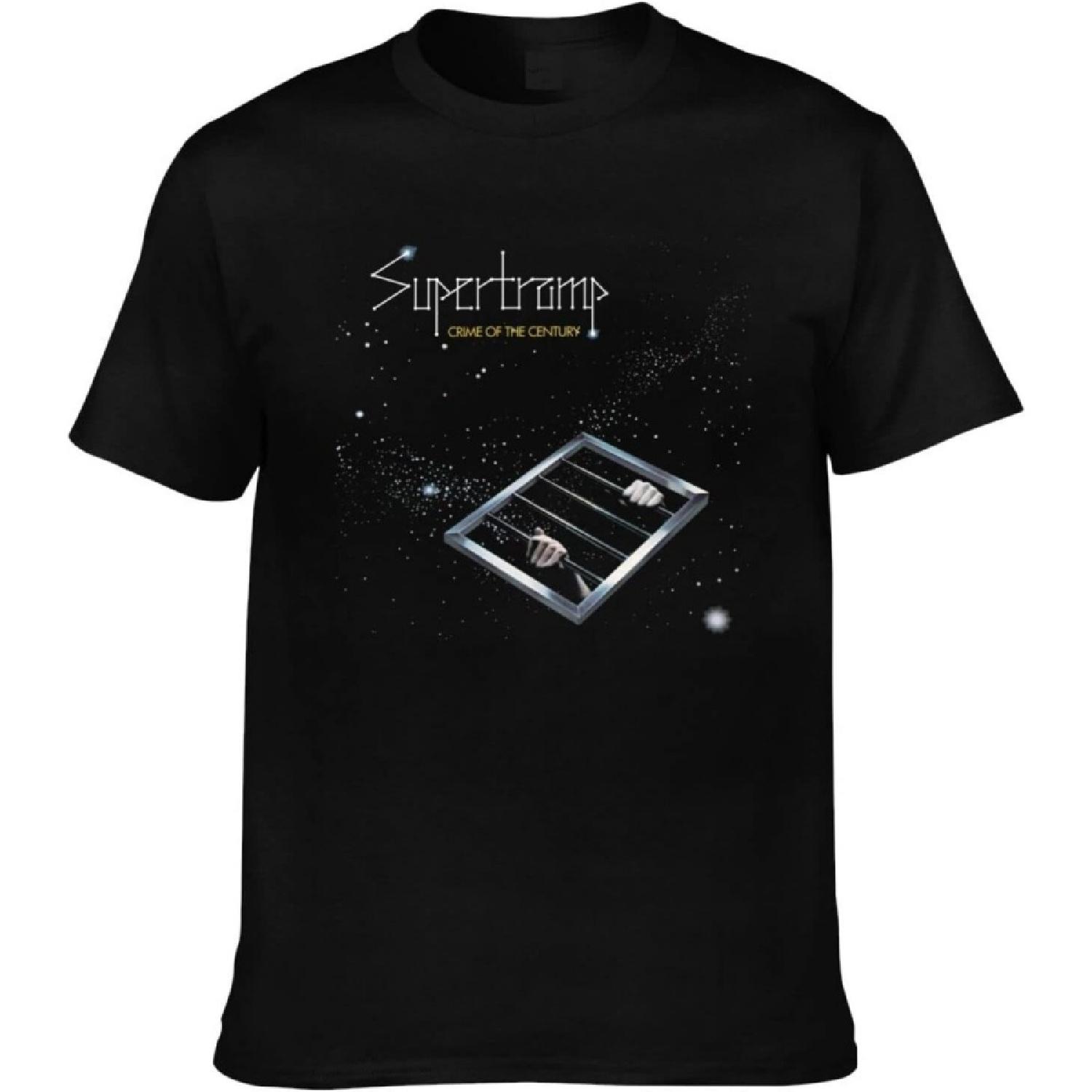 

BSlocator Supertramp Crime of The Century Men s Short-Sleeve T-Shirt Quick Dry Fit for Athletic Sports Running S чёрный