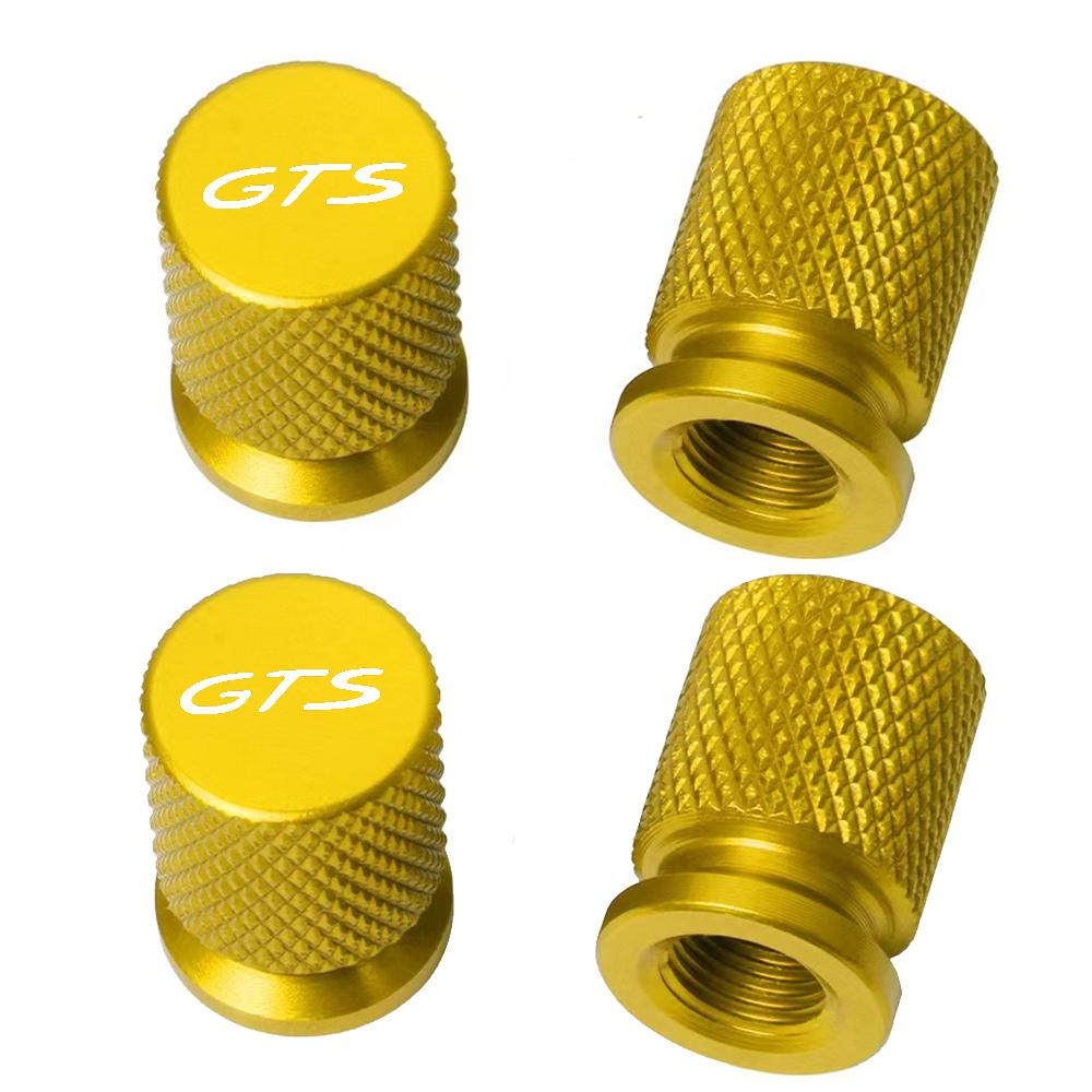 

Car Styling Aluminum Alloy Wheel Cover Tire Valve Stem Dust Caps For Porsche GTS Cayenne Cayman Panamera Macan 911 718 928 901 жовтий