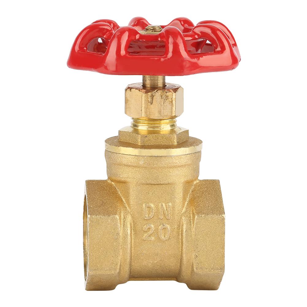 

DN20 Brass Gate Valve BSPP G3 4 Rotary Sluice Valve 232PSI for Water Oil Gas
