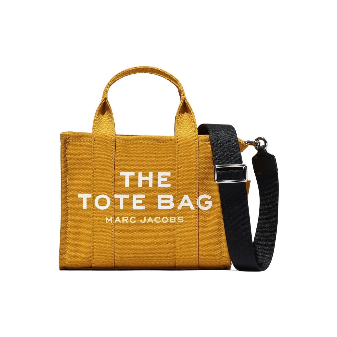 

Marc Jacobs Mini Tote Bag With Logo Print And Two Round Top Handles Women Tote Bags Yellow M0016493-766 Basic Set (Bag+Tag)
