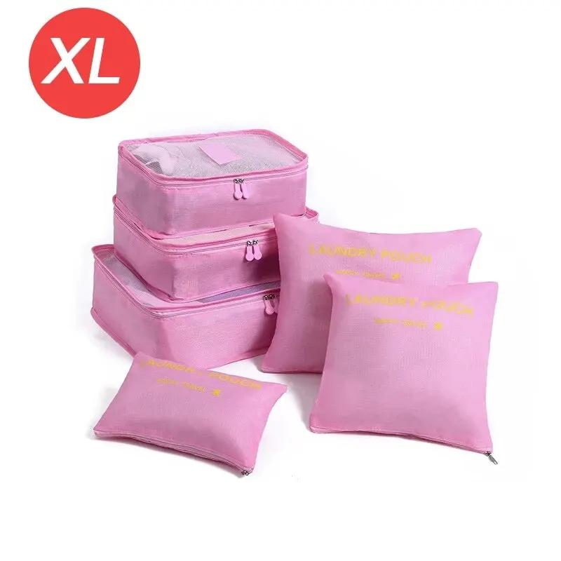Home Travel 6-piece Clothing Storage and Organizing Bag Thickened Cosmetics Storage Bag Foldable Business Travel Storage Bag