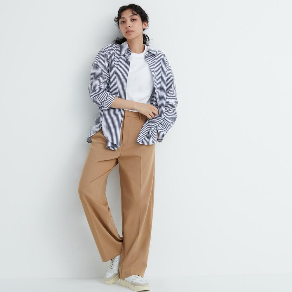 Uniqlo Japan Tuck Wide Pants  One Tuck  Standard Length 69 71cm 