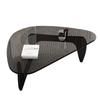 Modern Minimalist Round Tempered Glass Coffee Table
