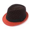 Jazz Hat Retro Woolen Solid Color Top Hat Men's and Women's Curled Edge Couple's Dad Hat Felt Hat