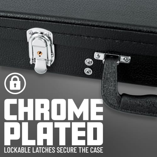 GATOR GWE Series Hard Case for Electric Guitars, Plywood with Tolex Lamination, GWE-TODFRHN (Compatible with Ibanez Tim Henson Signature Model TOD10N/