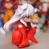10cm/3.94in Anime INUYASHA Figure Cute Inuyasha Action Figure PVC Collectible Model Toys Desktop Decor Statue Birthday Gifts