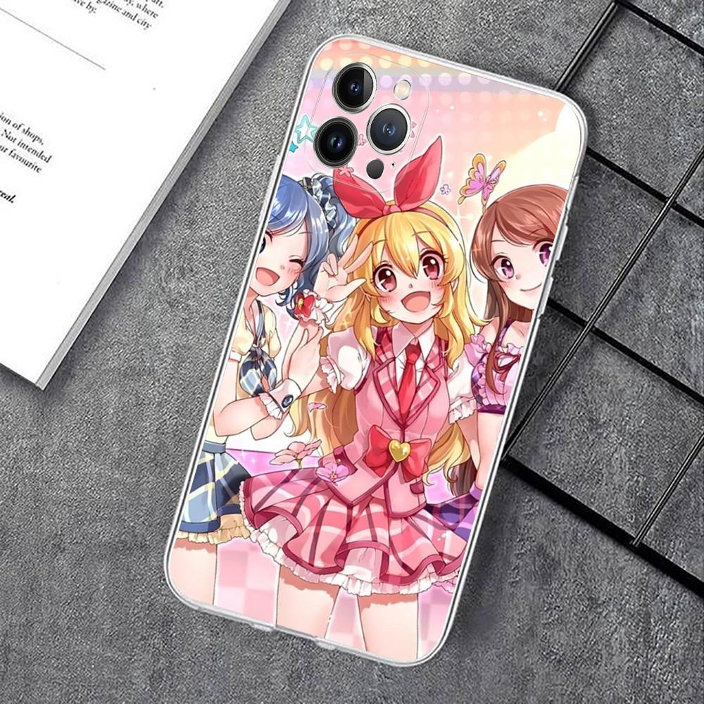 Anime A-aikatsu Phone Case For IPhone 16 15 14 11 12 13 Mini Pro XS Max Cover 6 7 8 Plus X Funda Shell