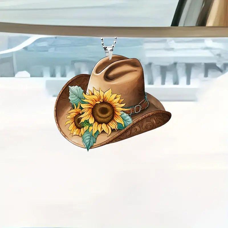 Cute Cartoon Style Acrylic Car Interior Christmas Tree Decorative Hanging Pendant