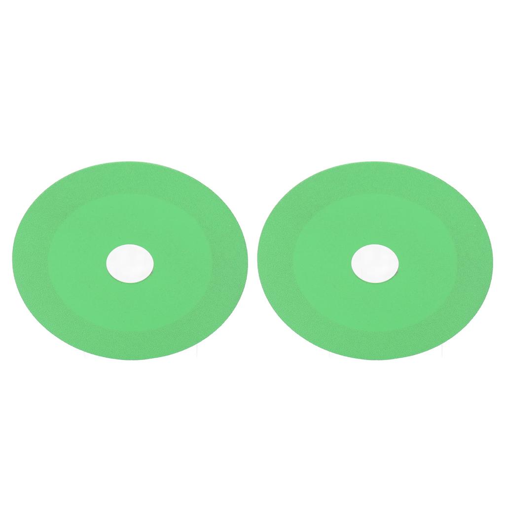 2 Sets Cutting Saw Blade for 100mm Angle Grinder High Hardness Heat Resistant Adamantine Saw Blade for Ceramic Glass