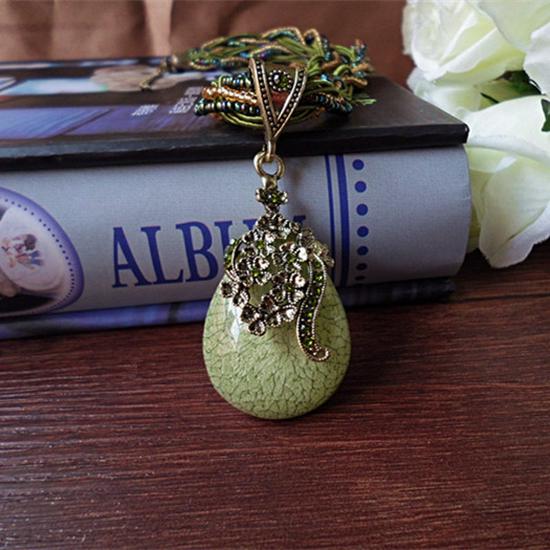 Yunnan Ethnic Necklace: Unique Retro Sweater Chain, Versatile Long Pendant for Women