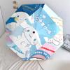 Süßer Cinnamoroll Automatischer Regenschirm UV-Schutz Sonnenschirm Faltbarer Regenschirm Cartoon Geschenk für Mädchen Kinder