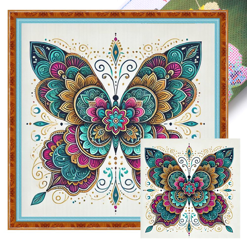 Kit Cusături în Cruce cu Imprimeu Animalier Set Artizanal de Broderie DIY 11CT Decorațiune pentru Casă