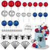 36 Pcs Festive Cake Tops - A Selection Of Festive Party Cupcake Decorations,Spider Cake Decoration,  Party, Birthday Party, Cupcake Decoration