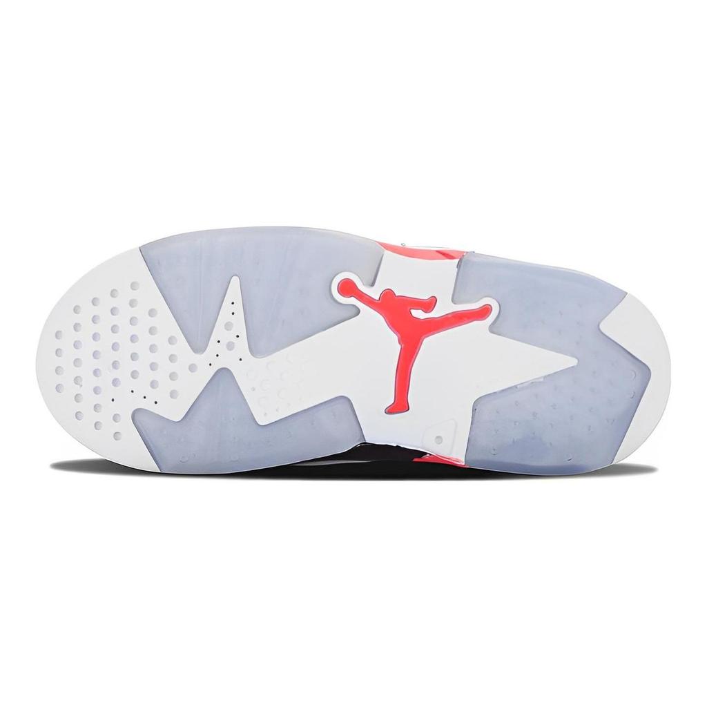 Jordan 6 Retro Low White Infrared 23 Black GS 768883-123