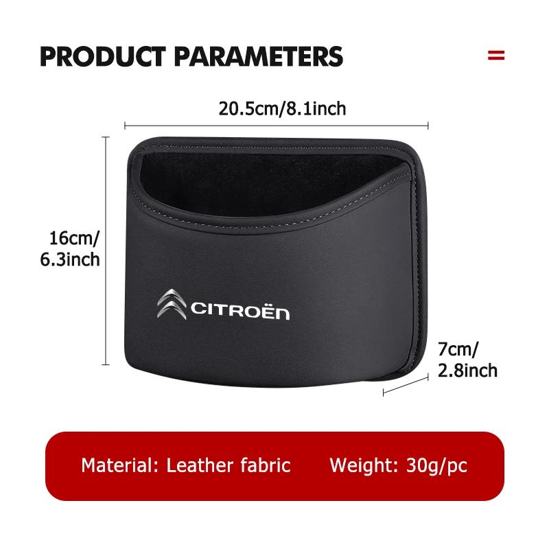 AGY1  Car Trash Can Hanging Storage Box Side Door Garbage Dust Case For Citroen Jumper Celysee Cactus Picasso Aircross Saxo Grand