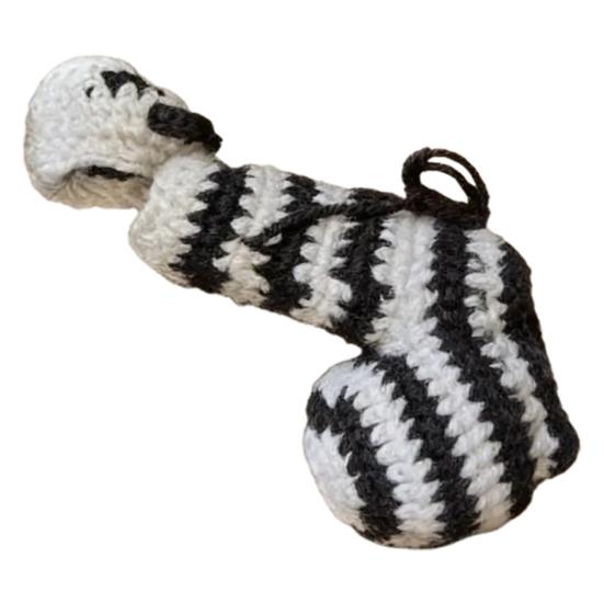 Yousheng Handmade Crochet Peter Heater Gag Gift for Men Funny Novelty Chicken/Raccoon Design Warmer Humorous Prank Gifts for Adults Husbands