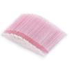 400 Microswabs - Pink Micro Applicator Brush Replacements for Eyelash Extensions