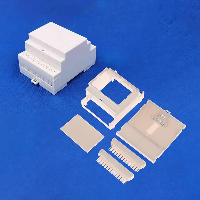 Din Rail Enclosure Plastic Enclosures For Electronics Distribution Box Electronic Enclosure Outlet Enclosure