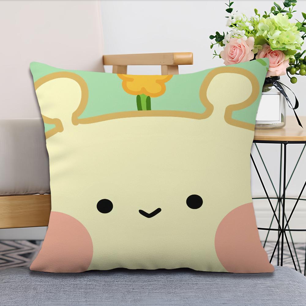 

мягкая Любовь Удобная кукла Наволочка для и Дивана Гостиной милый чиби Deepspace Комната Домашний офис Декор Защитные чехлы 30x30CM(12x12in)