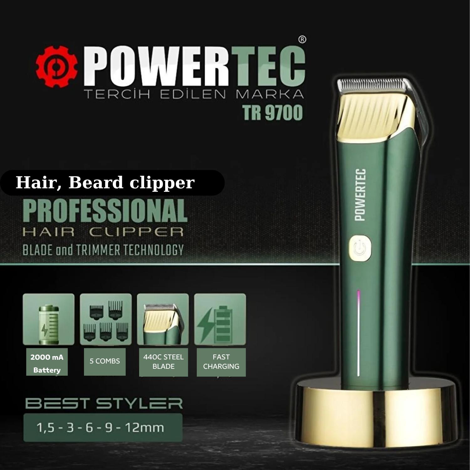 

Машинка для стрижки волос Powertec Tr-9700