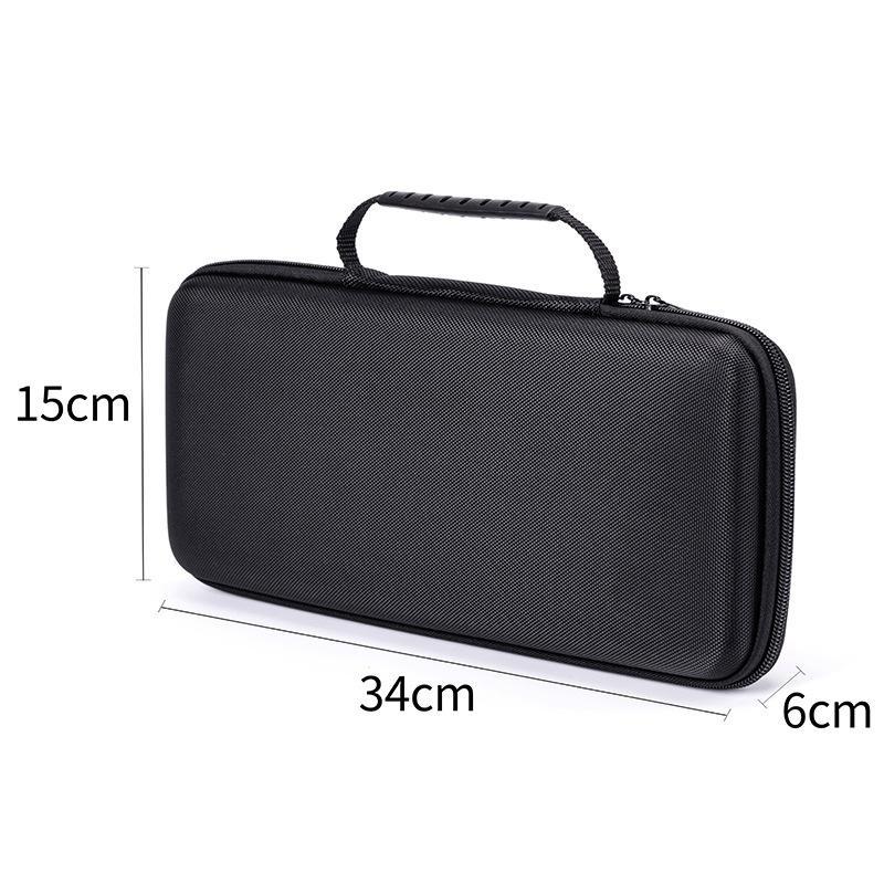 MX Keys Mini Keyboard EVA Hard Storage Case Waterproof Anti-drop Protective Bag with Smooth Zipper for Travel Home Storage
