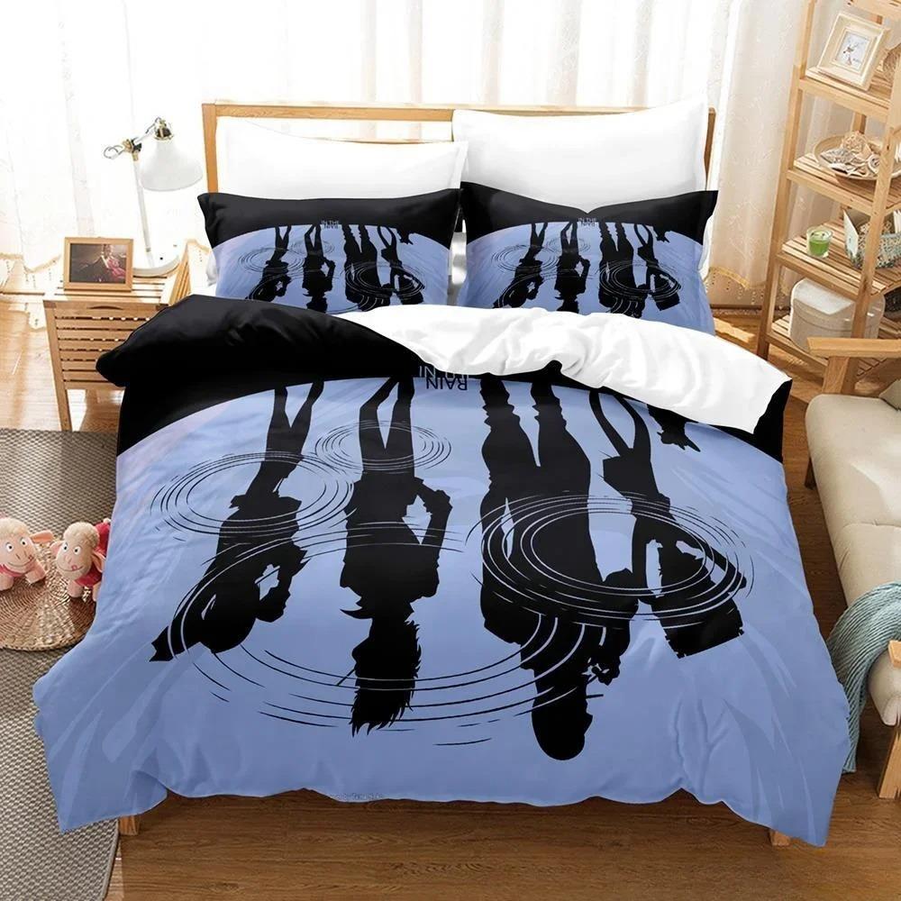 

Модный 3D-печатный игровой комплект постельного белья Cowboy Bebop с рисунком из мультфильма «Аниме» из трех предметов для взрослых и детей, для спальни, пододеяльник, наборы домашнего текстиля 70x133cm 2pcs