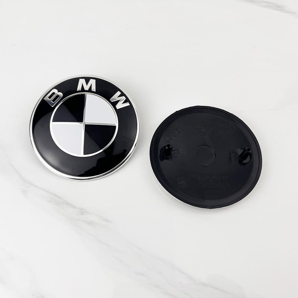 2Pcs 82mm 74mm 50th anniversary car Front Hood Emblem Trunk Rear badge logo For BMW E46 E39 E36 E87 E90 E91 F20 E53 M3 X3 X5 G30 CF54F