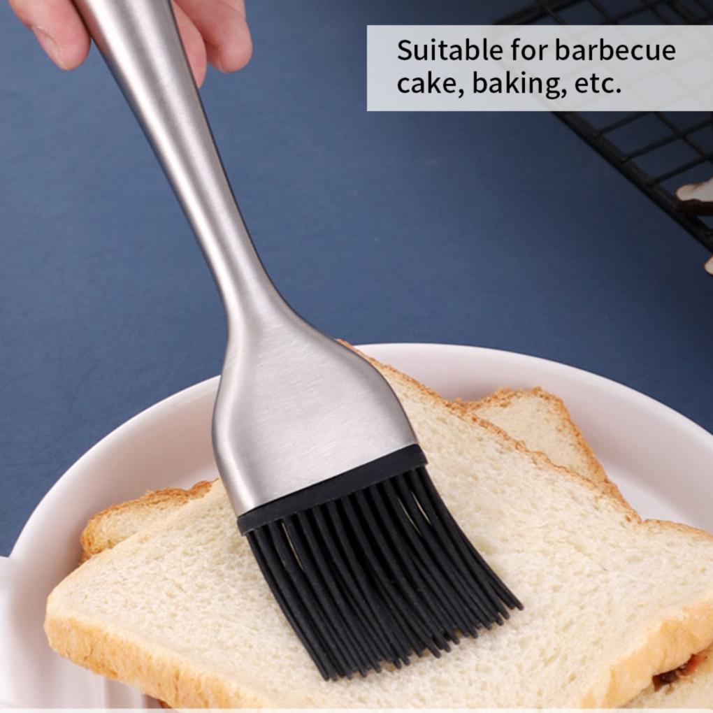 Barbecue Brush Silicone Resistant BBQ Tool for Cooking Grilling Basting