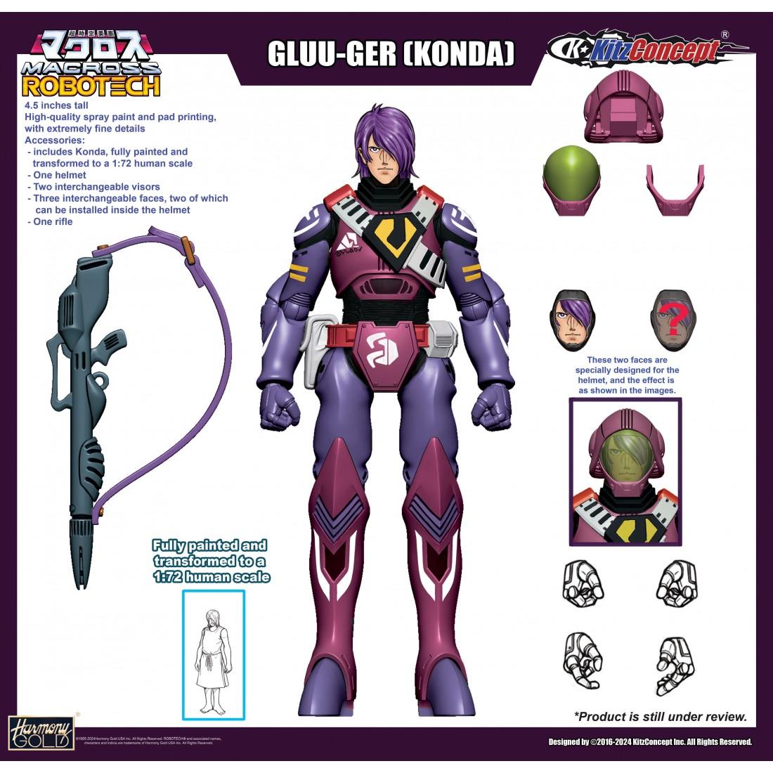 

Kitconcept 1/72 Robotech Zentraedi Konda Collector Grade Action Figure
