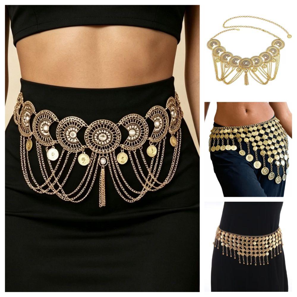Tassel Belly Chain Vintage Waist Chain Belt Dance Belt Dance