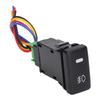 Automobile Lamp Switch 3A 12V 20m Ohm  Ground Resistance 8000 Times Heat Resistance ABS Waterproof Switch with Wire
