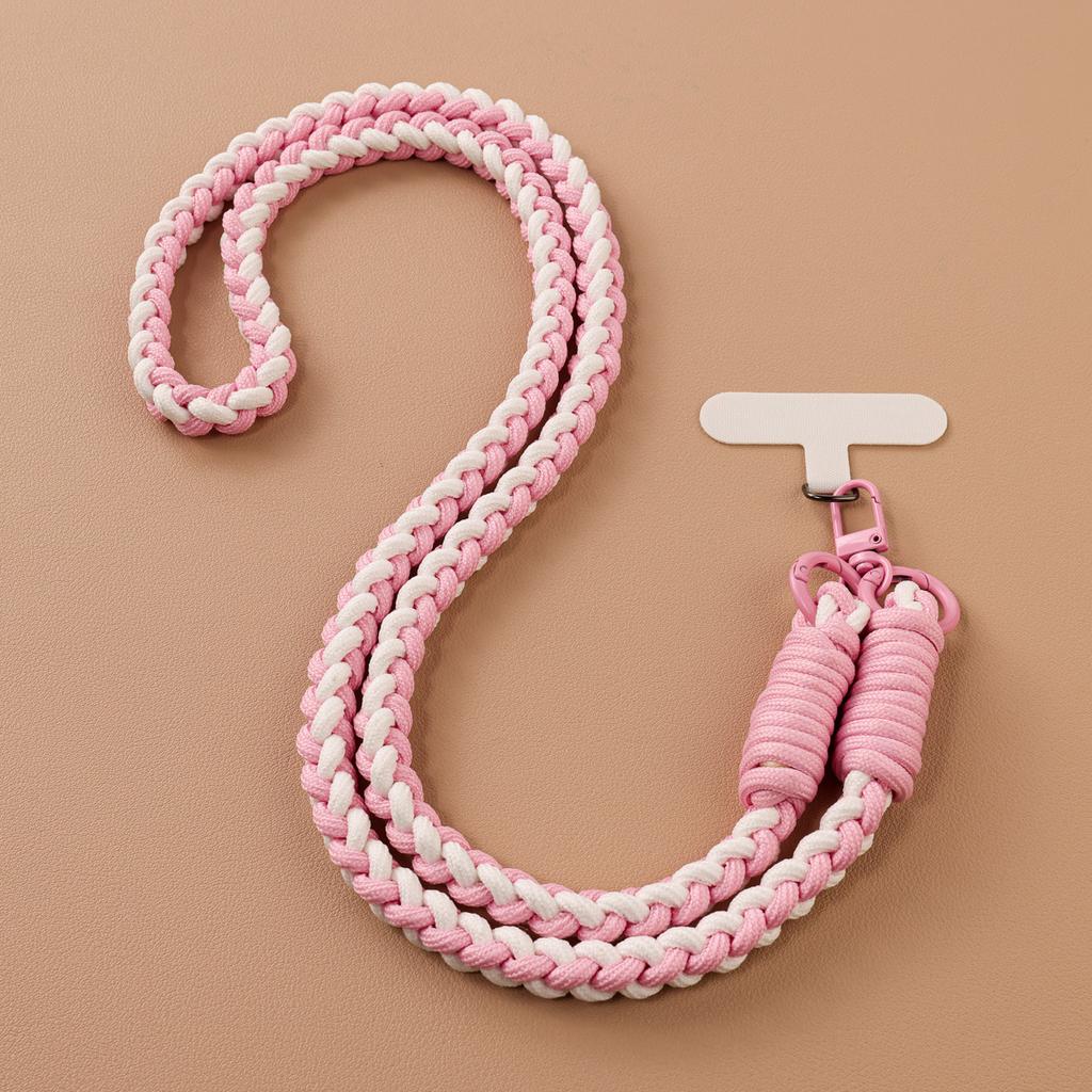 Braided Four-strand Mobile Phone Strap Lanyard, Long Men's and Women's Durable Lanyard, Strong Neck Rope, Outdoor Ins Clip, Anti-drop.