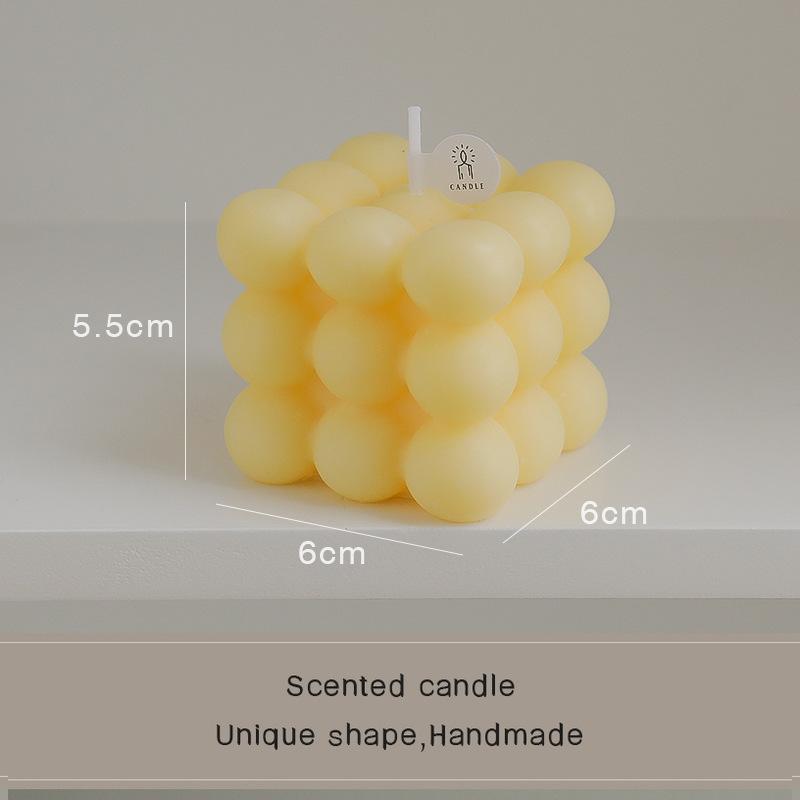 Rubik's Cube Scented Candle Premium Sense Souvenir Gift Handmade Creative Props Ornament Internet celebrity geometric modeling wax