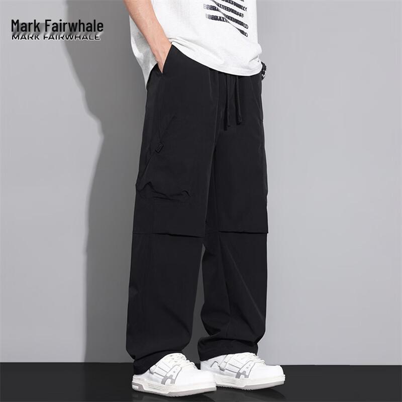 Mark Fairwhale Men's Loose Straight-Leg Cargo Pants