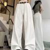 2023 Spring/Autumn Women's High Street Solid Color Loose Wide Leg Jeans