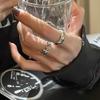 Korean Style Minimalist Cross Band Ring for Women – Light Luxury, Fashionable, Individualistic Design for Index Finger