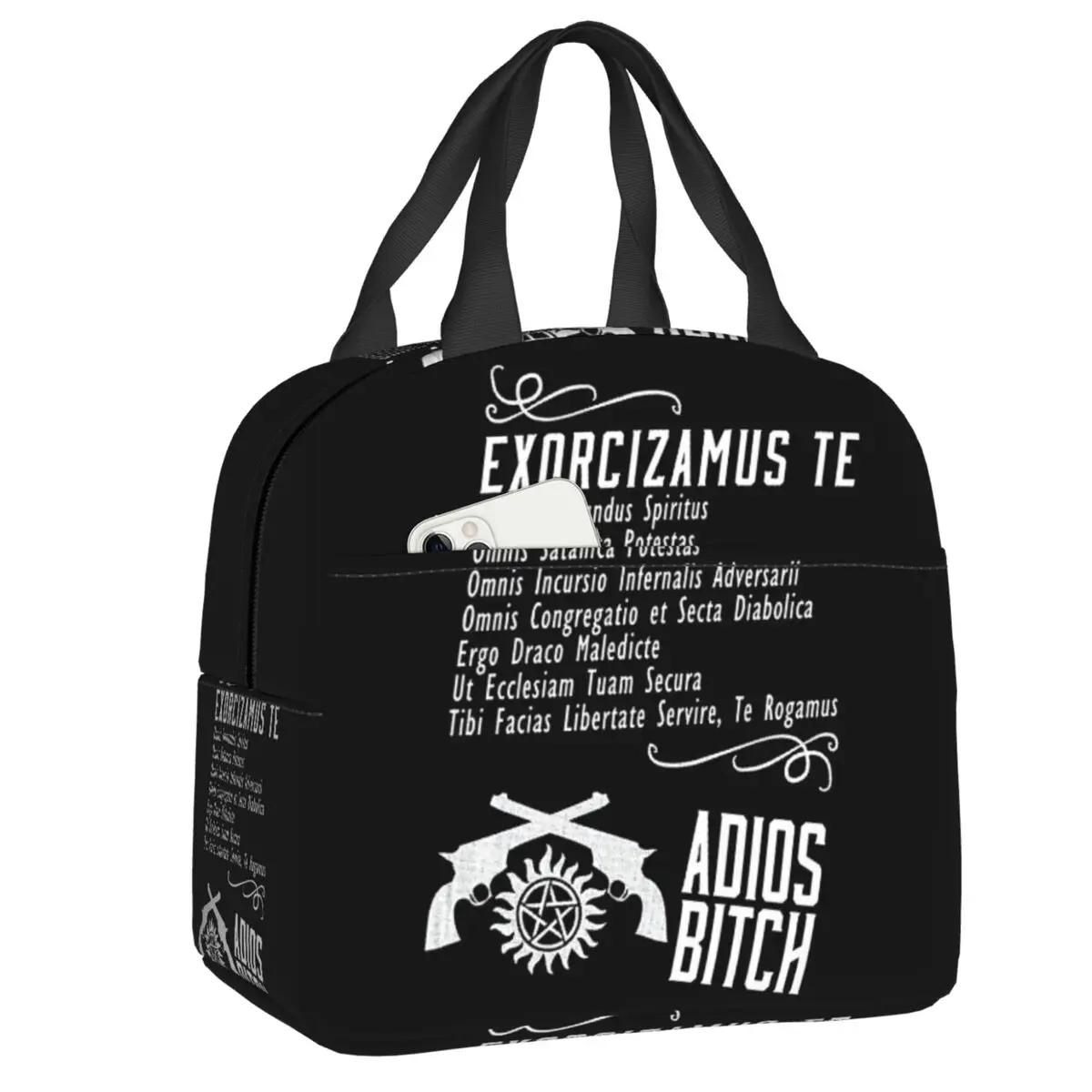 

Надприродна ізольована сумка-тоут для ланчу для жінок The Family Business Winchester Things Cooler Thermal Bento Box Outdoor Camping 22x20x13CM сірий колір
